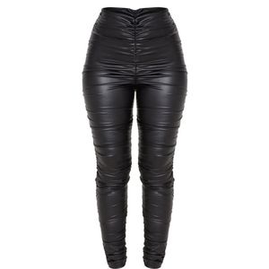 Faux leather leggings